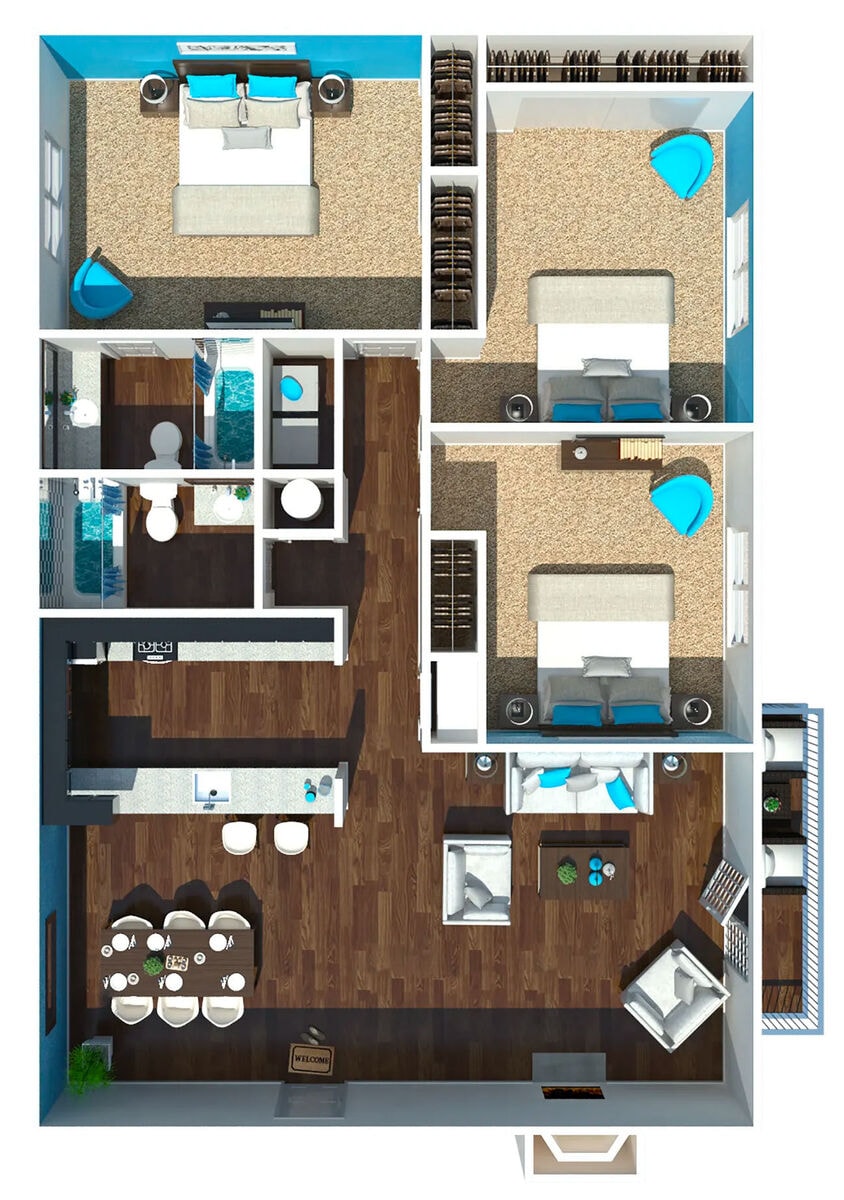 6700 Cabot Dr, Nashville, TN 37209 — bedrooms view