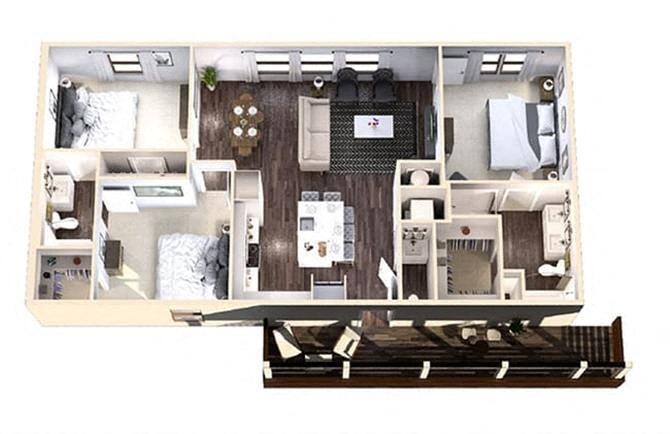 Hickory floor plan