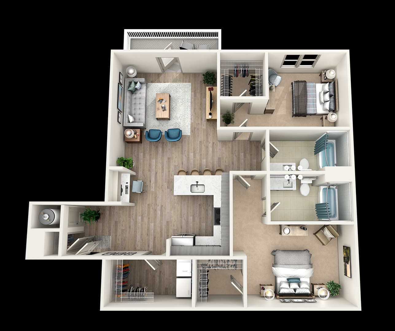 2D floor plan