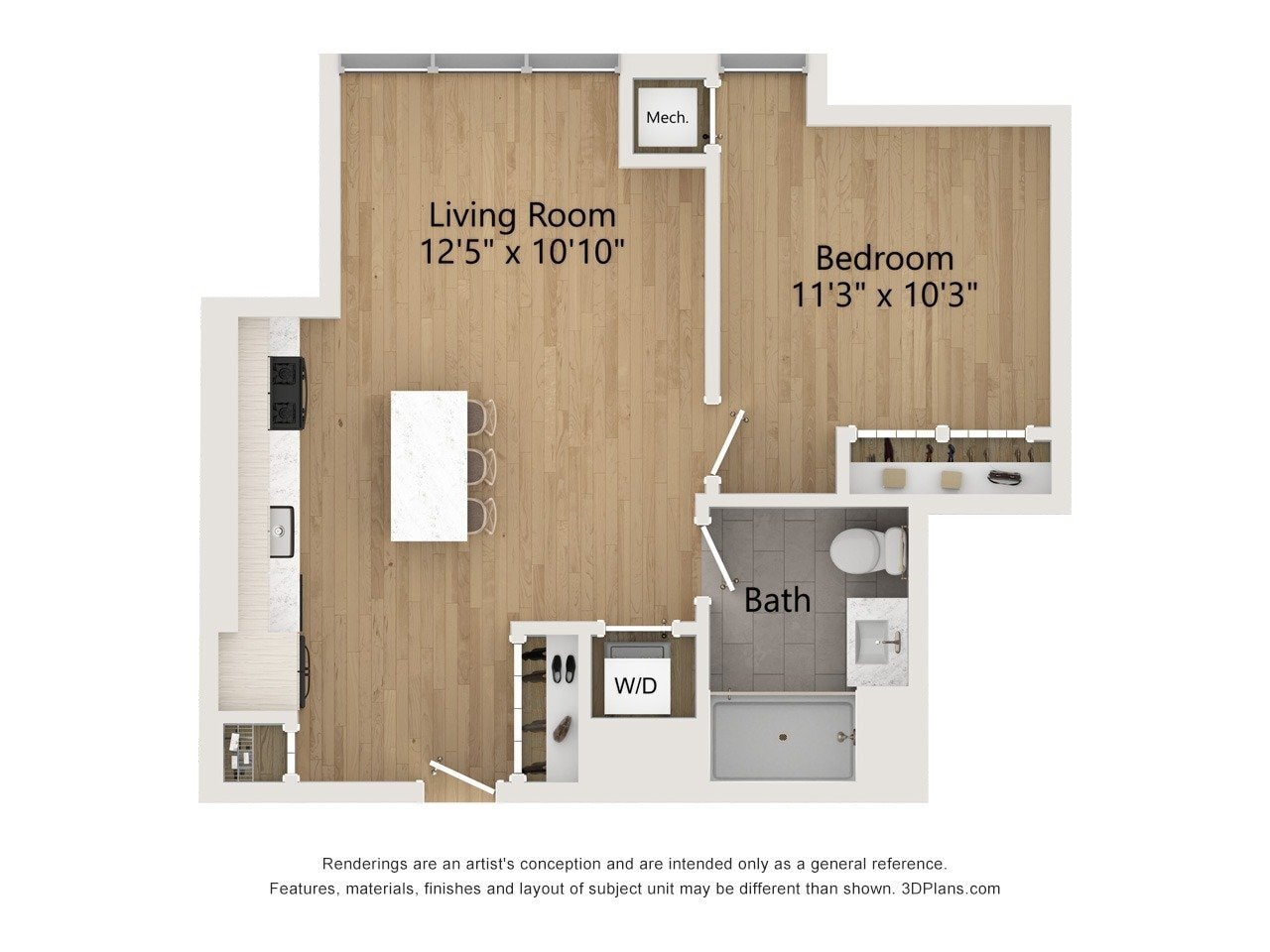 A01 floor plan