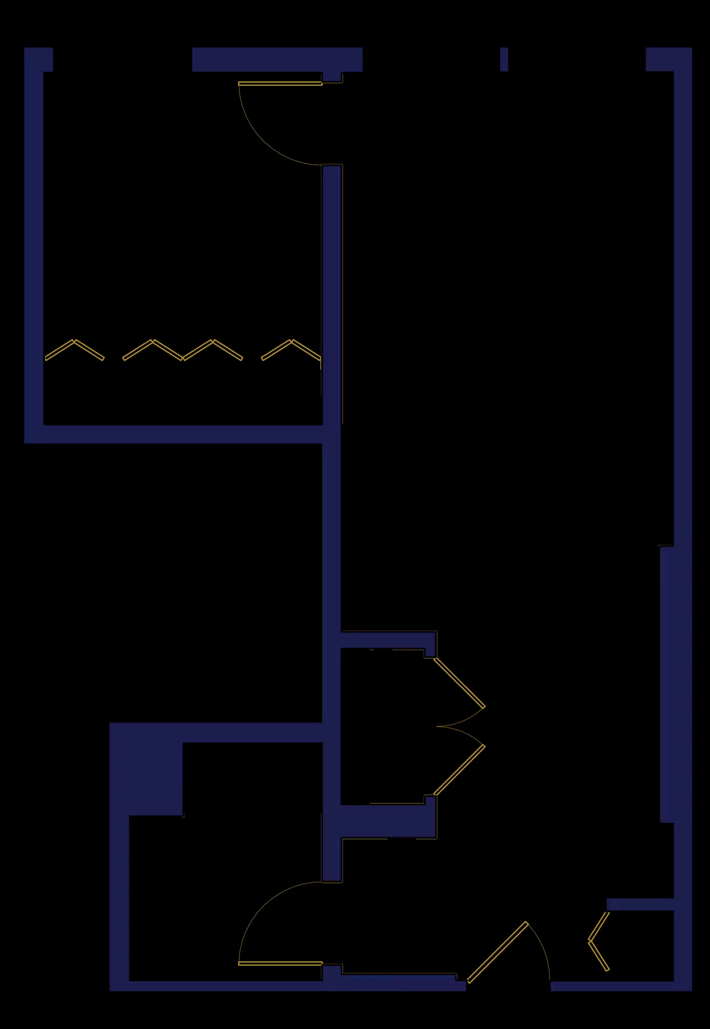 1 Bedroom G floor plan