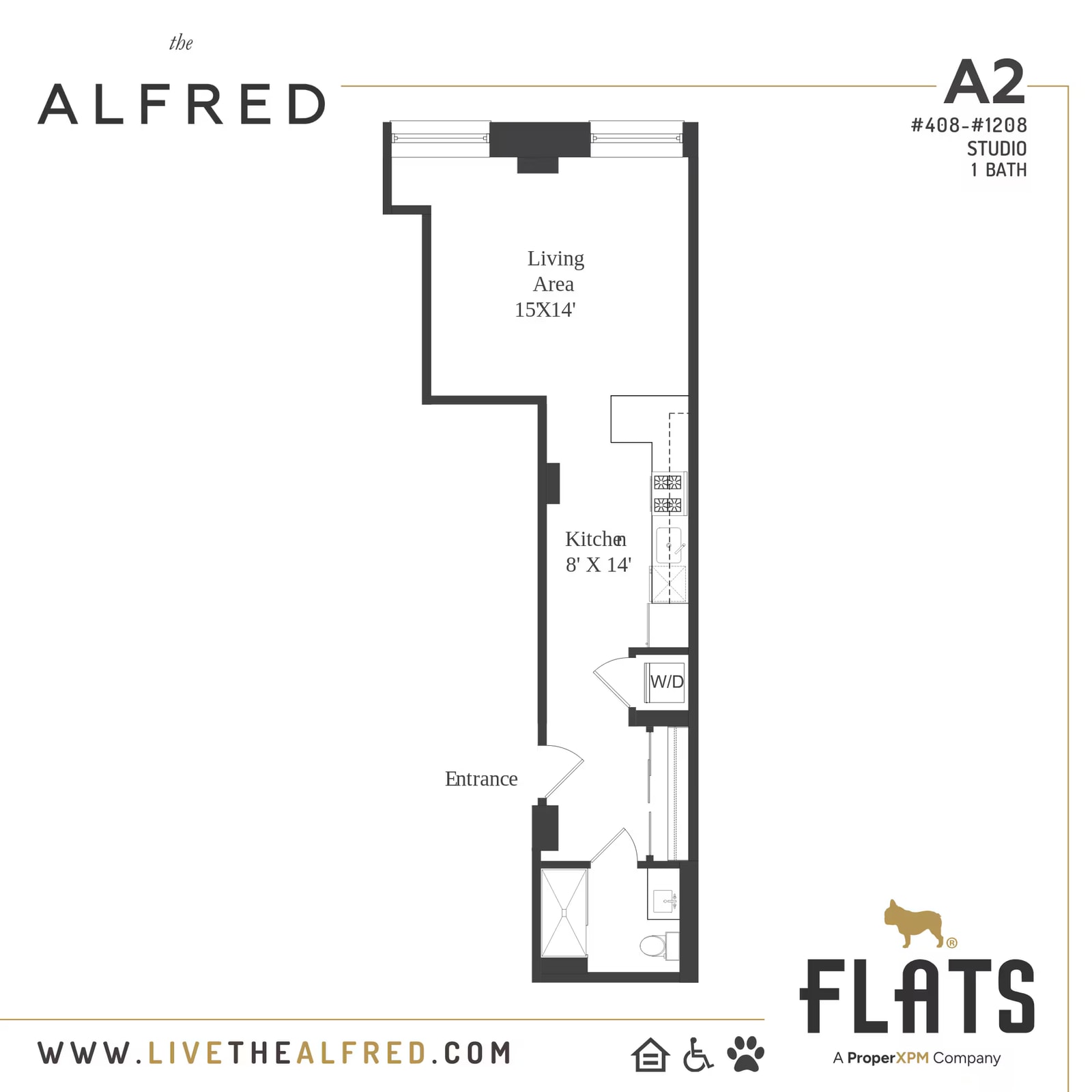 A2 floor plan