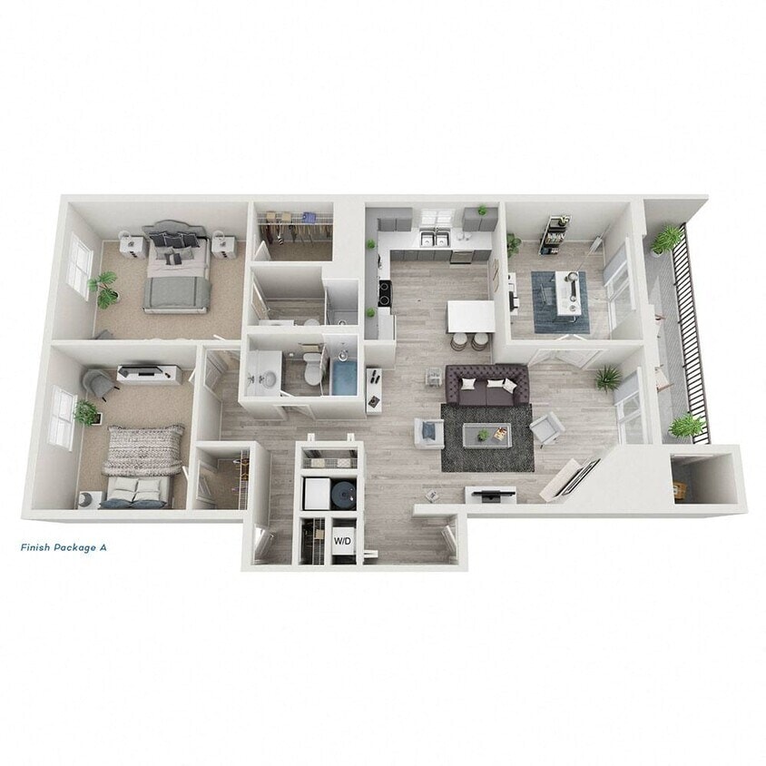 Newly Renovated (C2r) floor plan