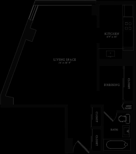 Tier 01 (Studio) floor plan