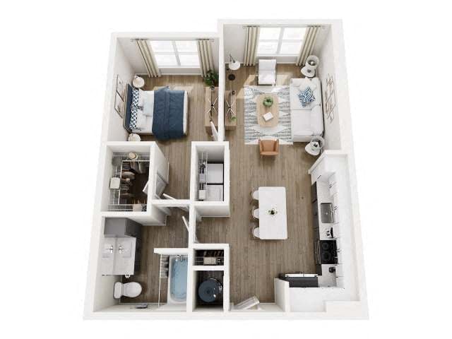 A2 floor plan