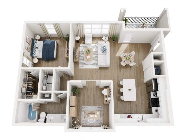 A5 Carriage Home w/ Garage floor plan
