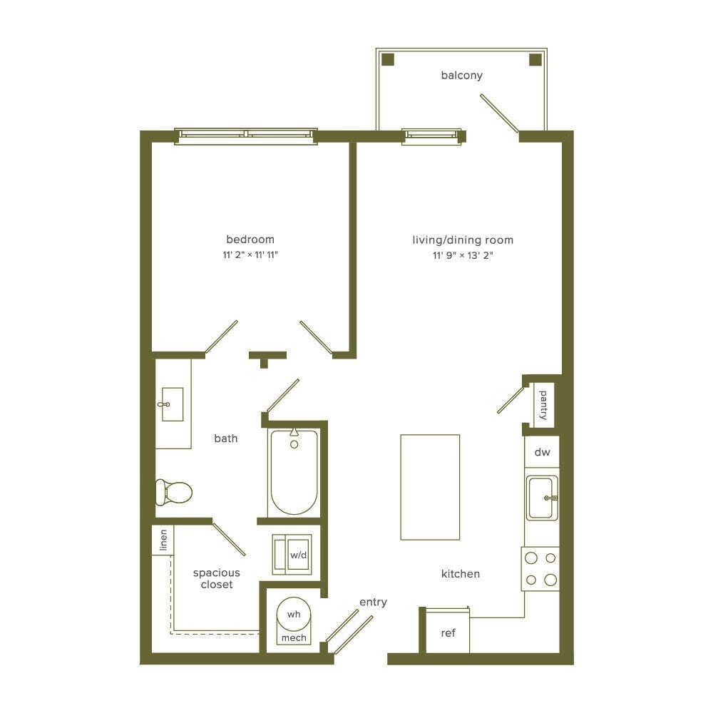 A1 floor plan