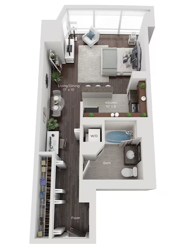 Studio Style (H) floor plan