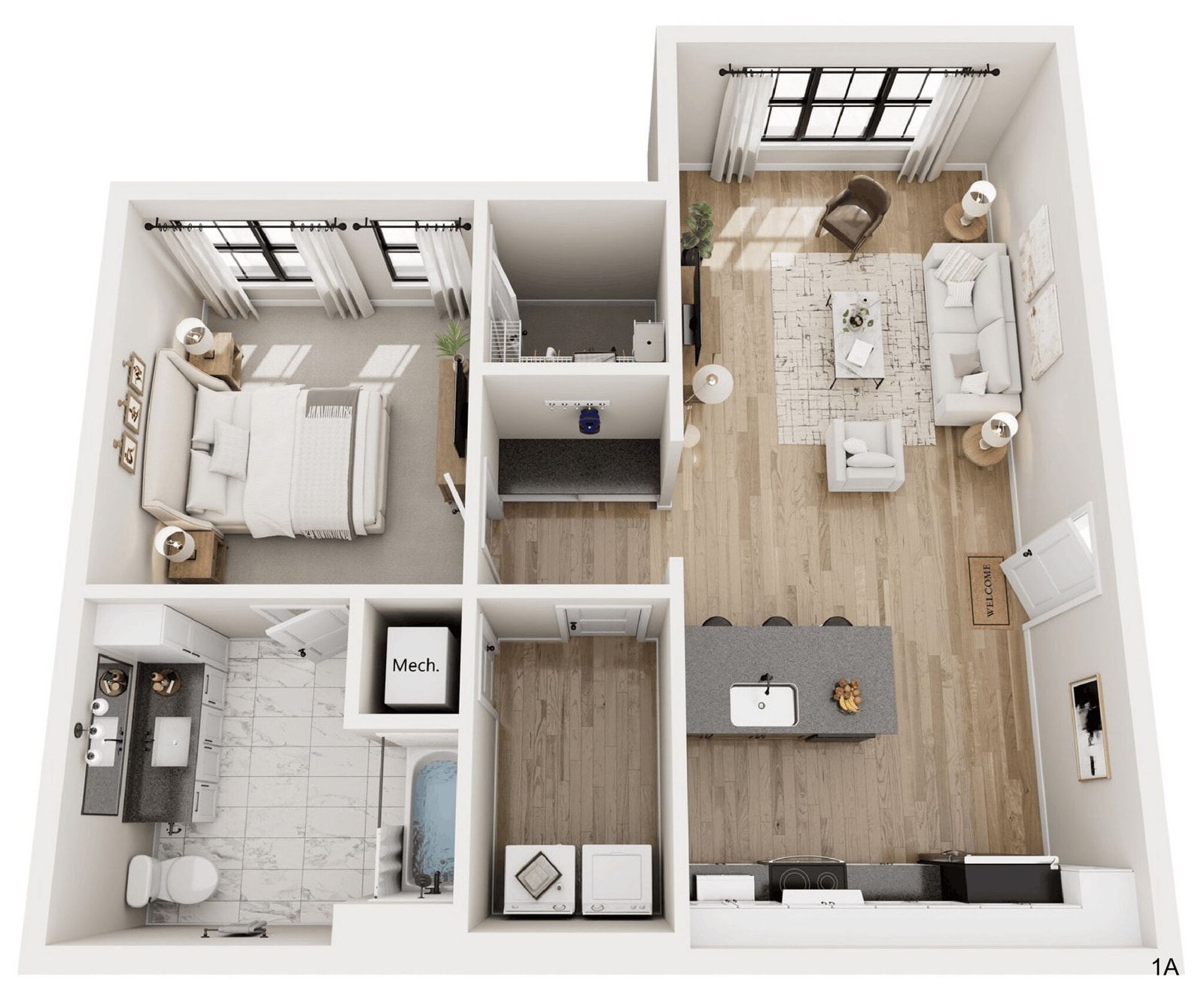 1A floor plan