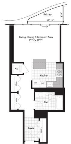 Studio 06a floor plan