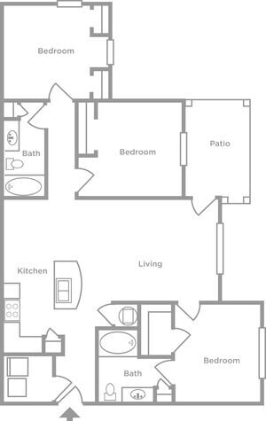 3x2 floor plan