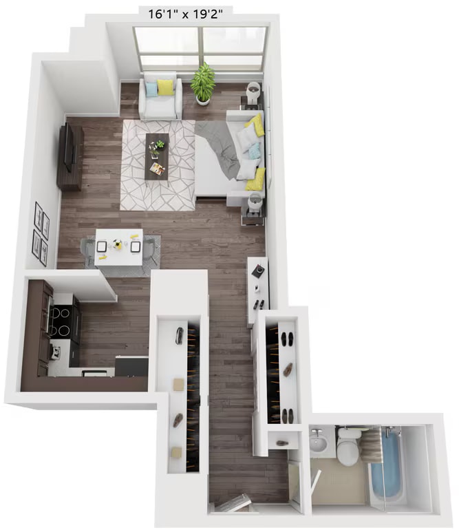 STUDIO NINE floor plan