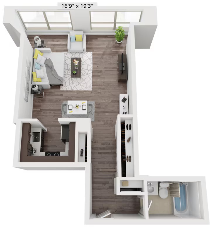 STUDIO SEVEN floor plan