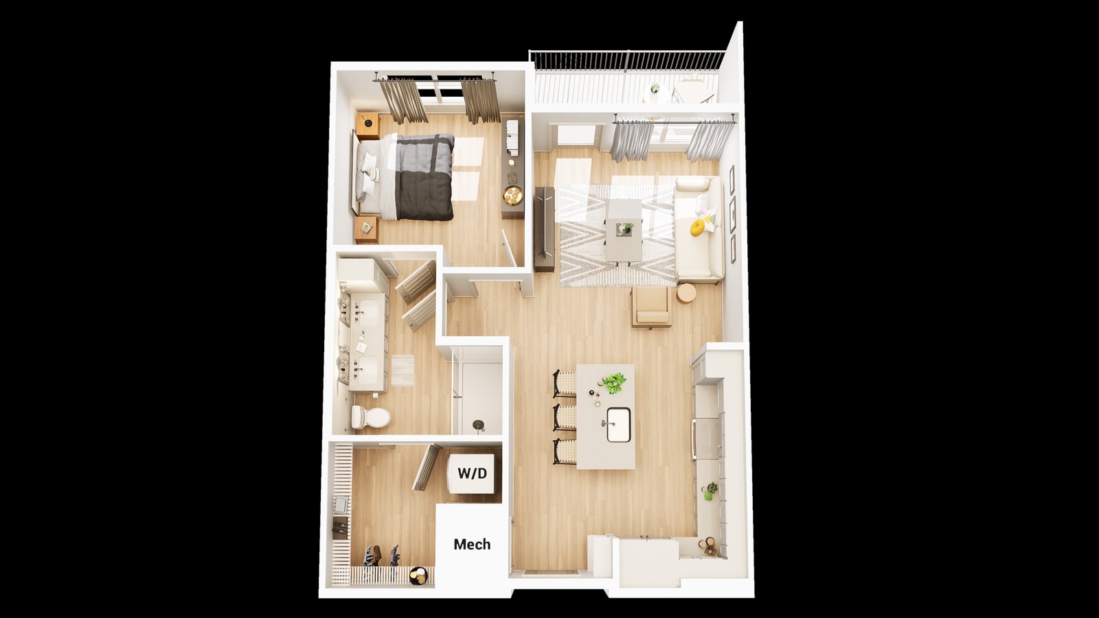 A2 floor plan