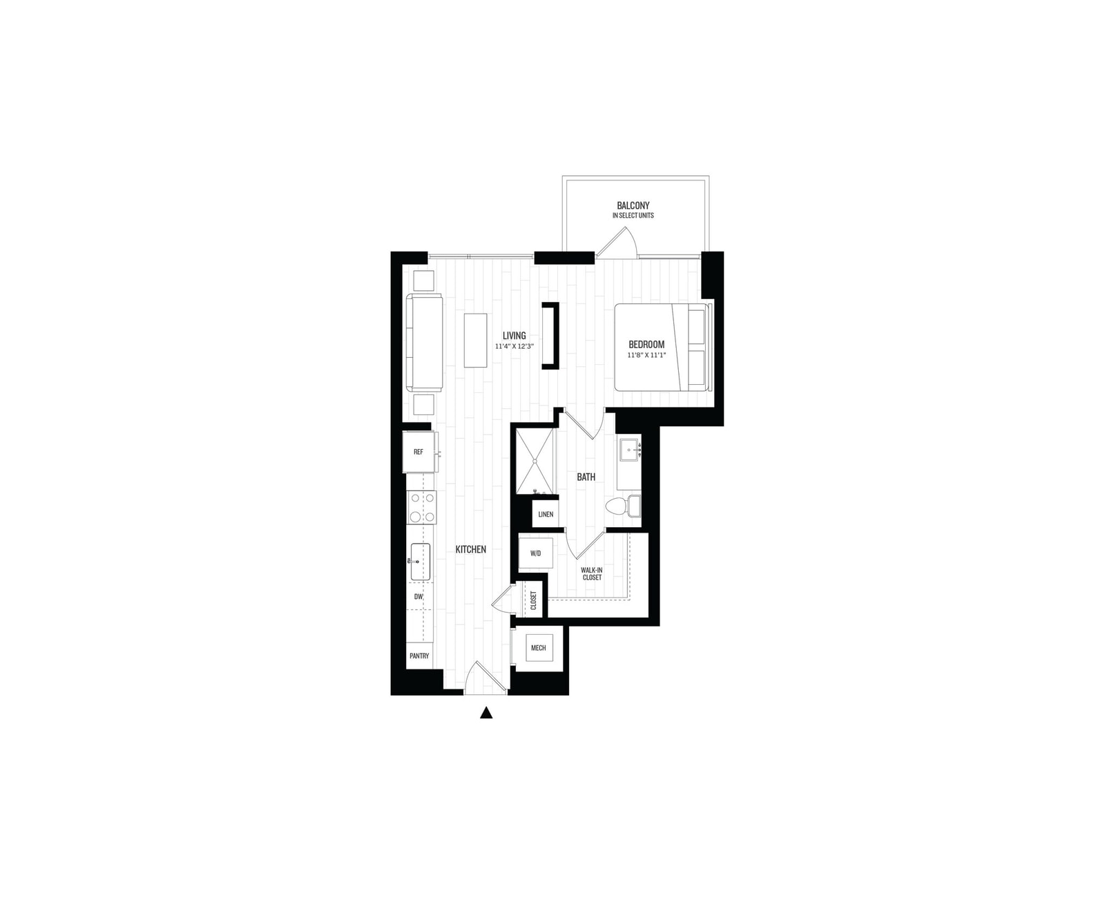 Studio-S1 floor plan