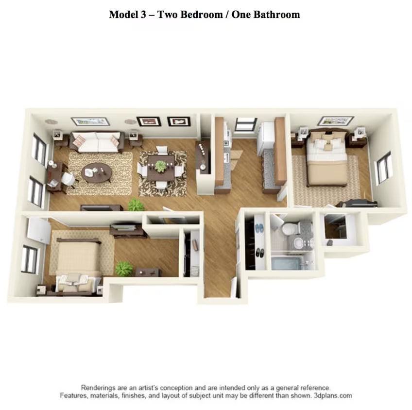 The Oak floor plan