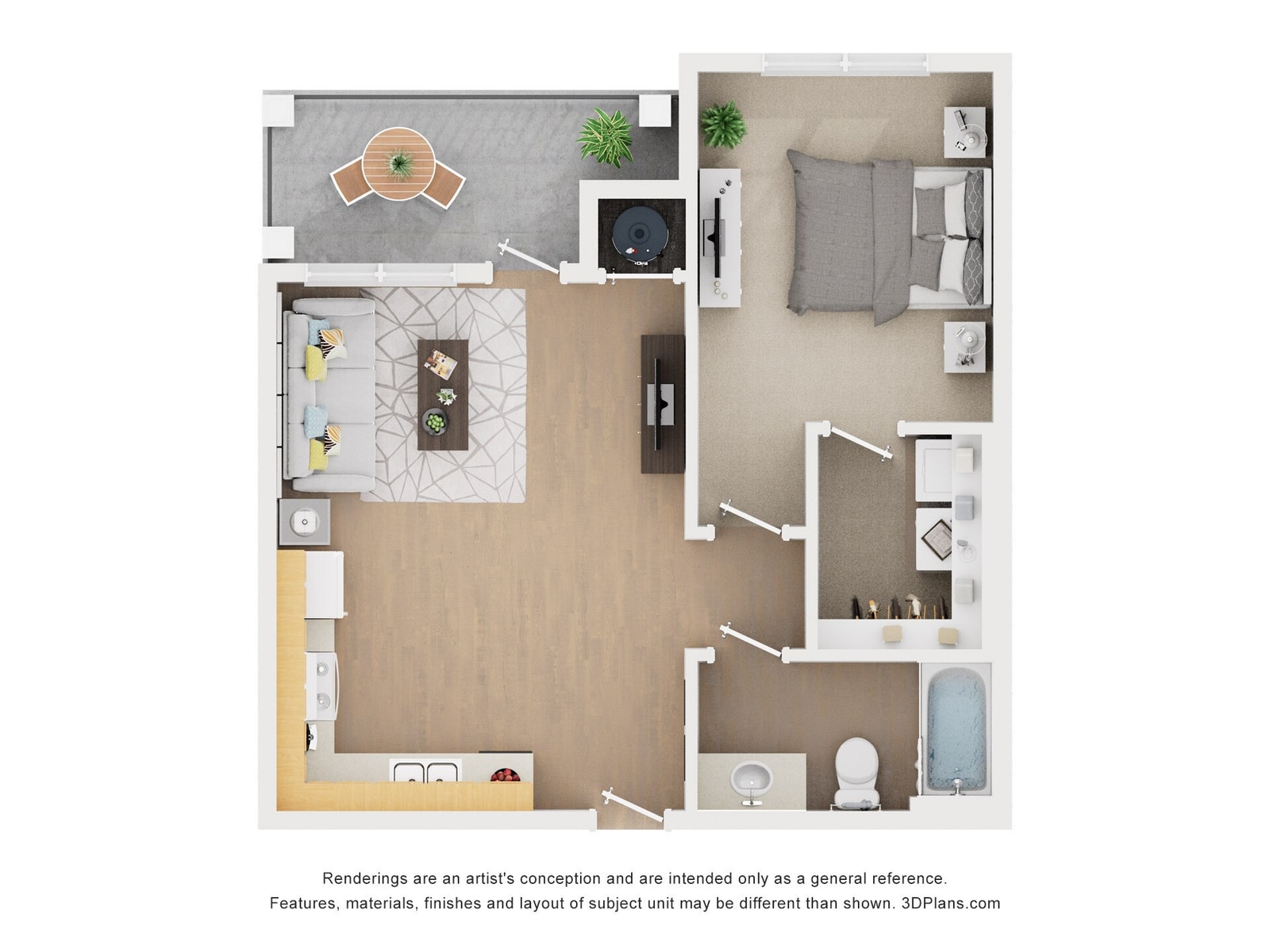 A2-80% floor plan