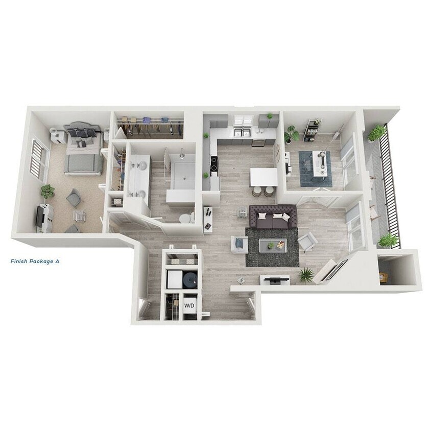 Newly Renovated (A3r) floor plan