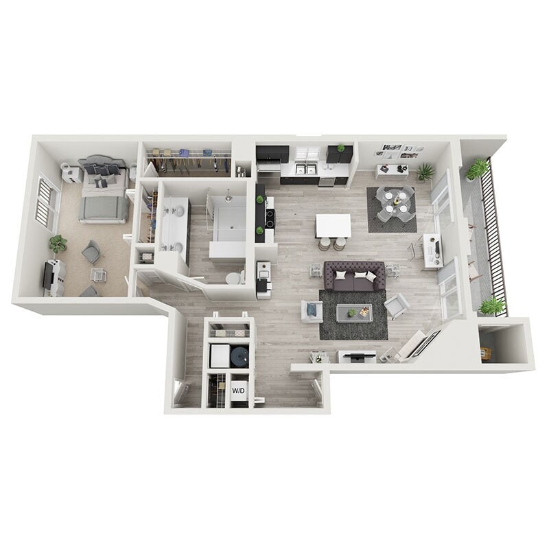Newly Renovated (A1r) floor plan