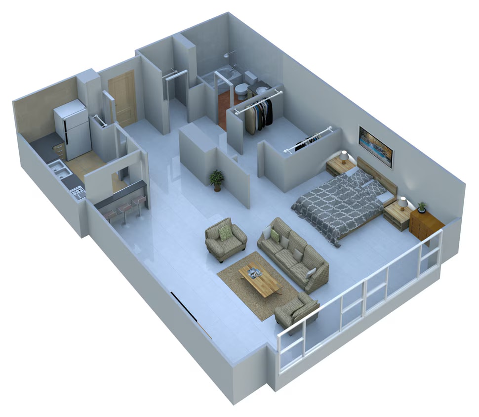 Studio floor plan