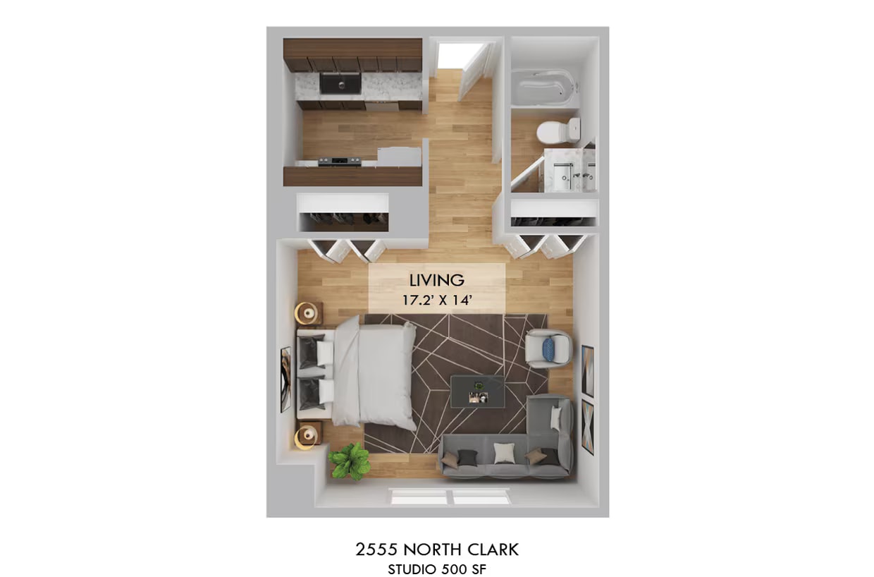 Studio floor plan