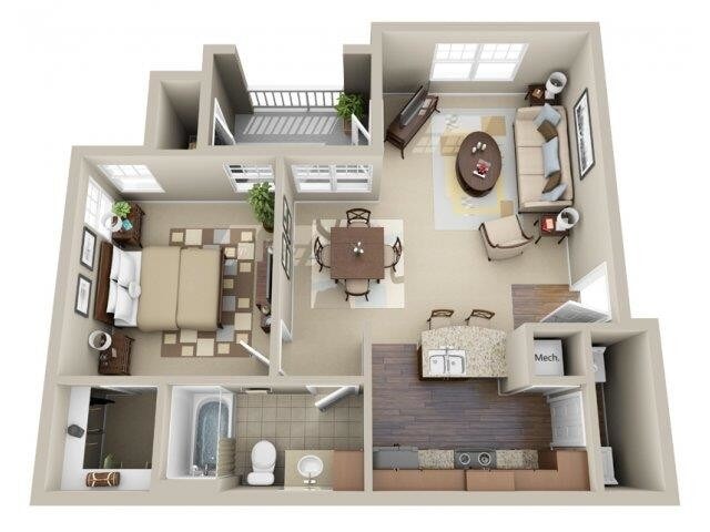 A2 floor plan