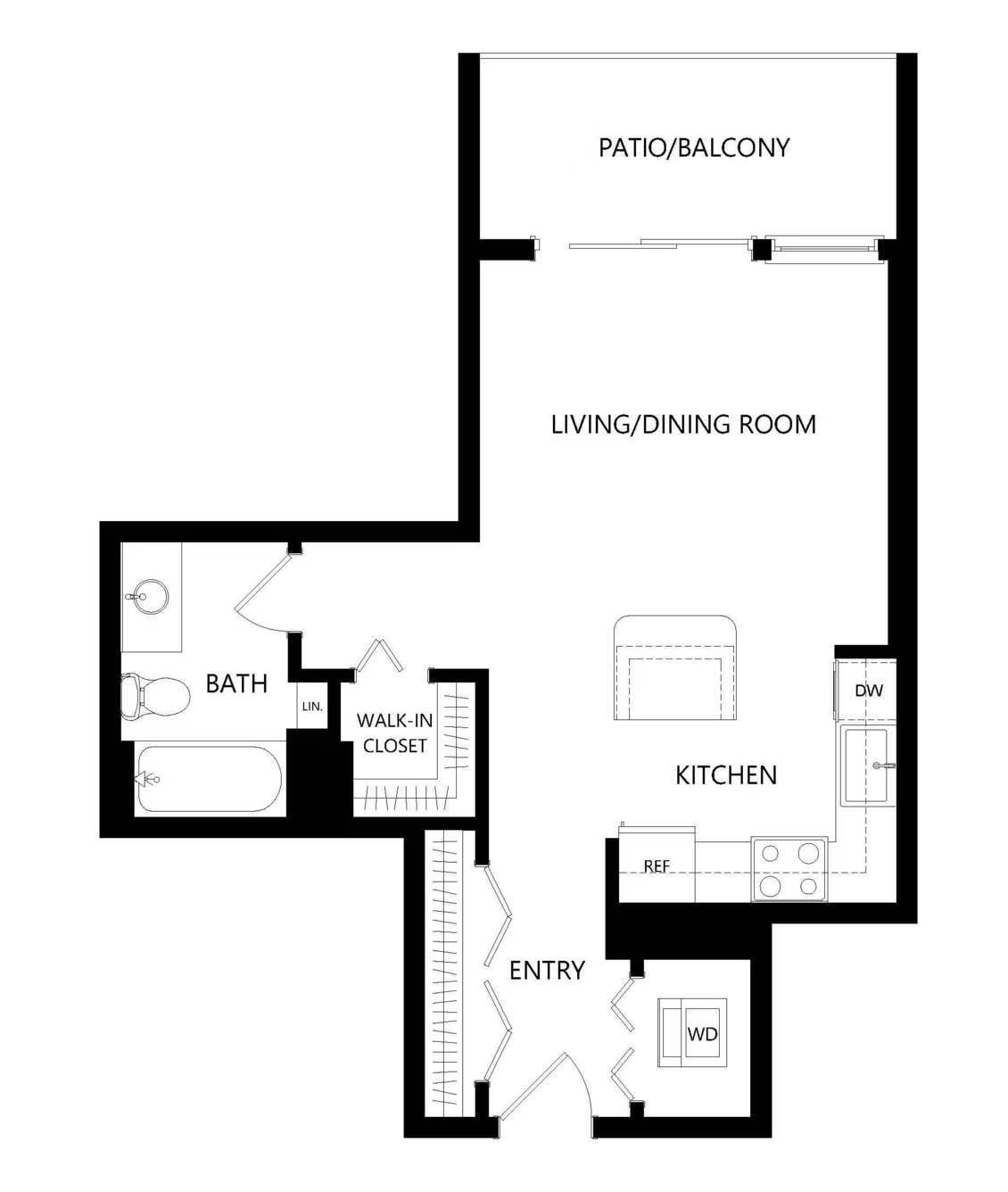 STUDIO 06-THE SHOREHAM floor plan