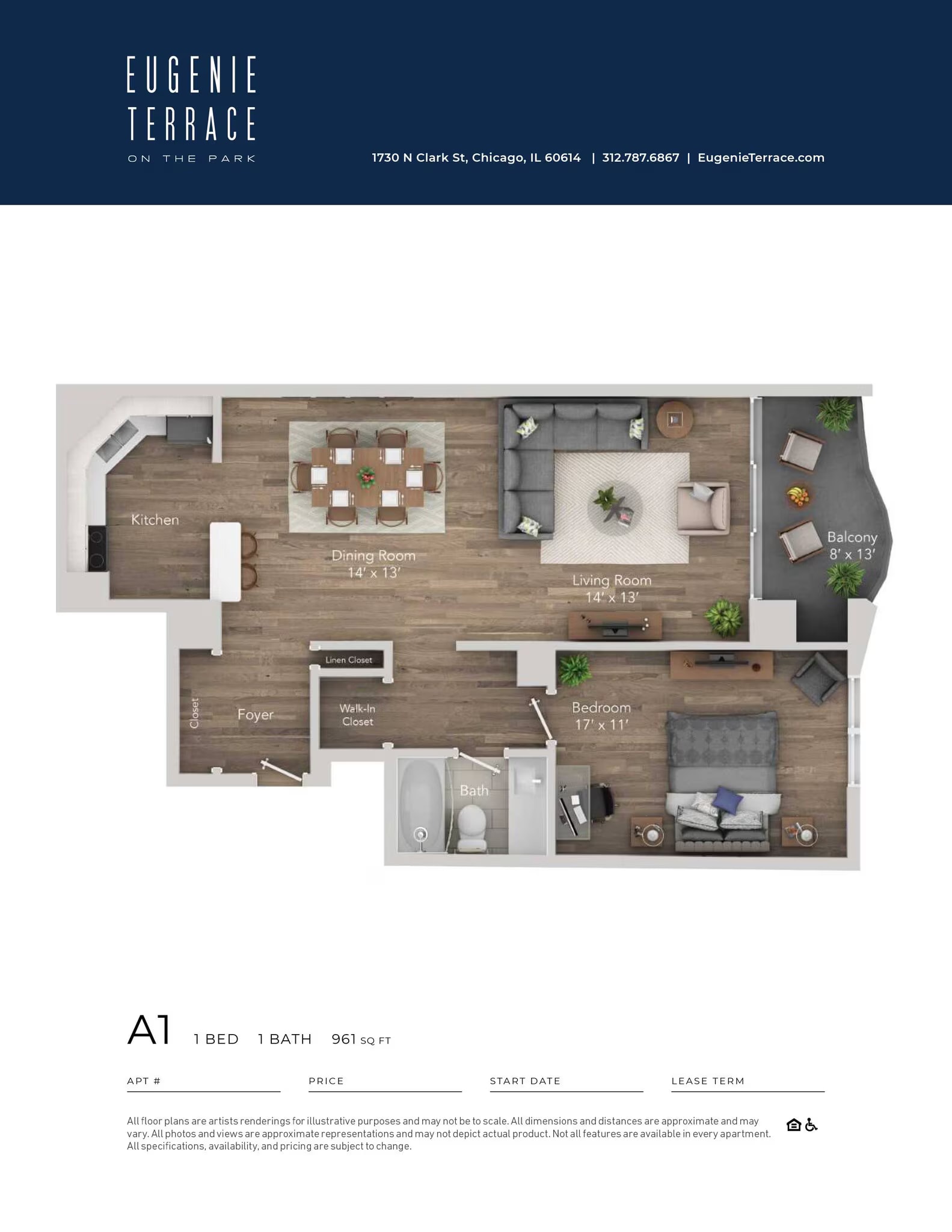 A1 floor plan
