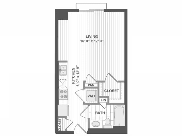 E100 floor plan