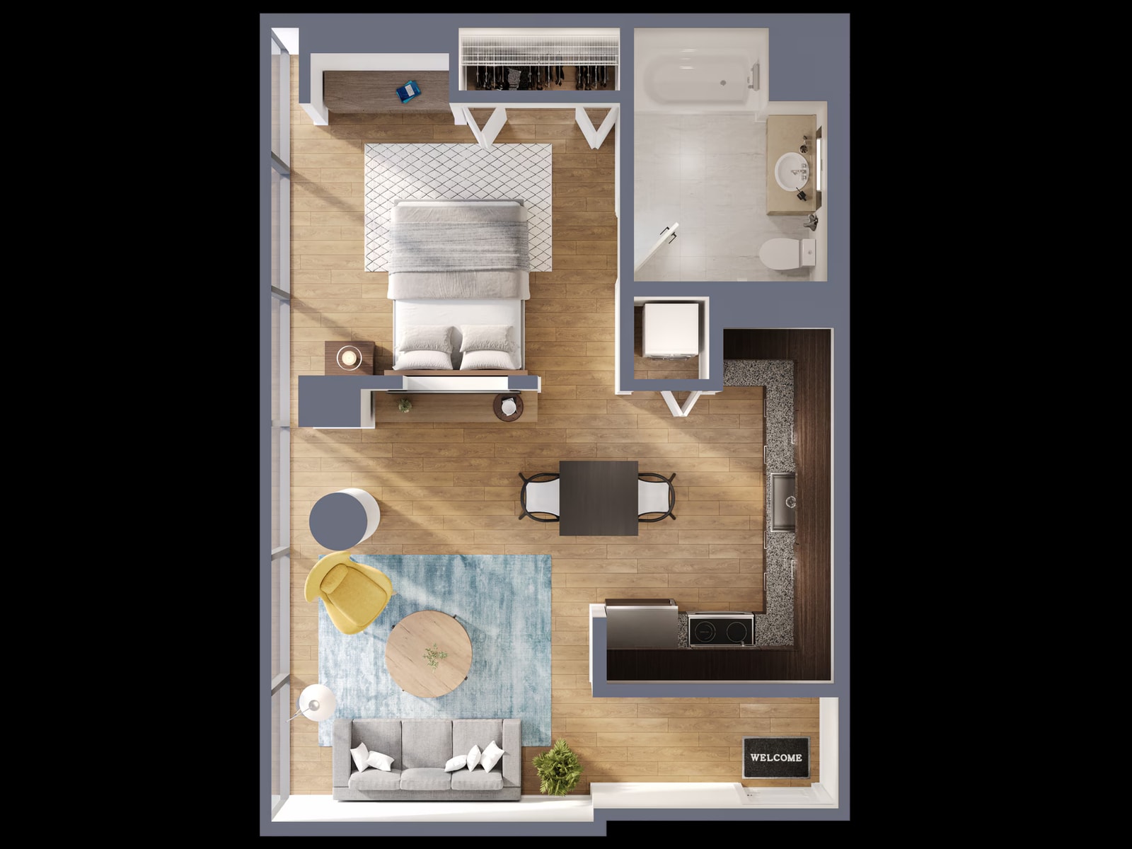 P floor plan
