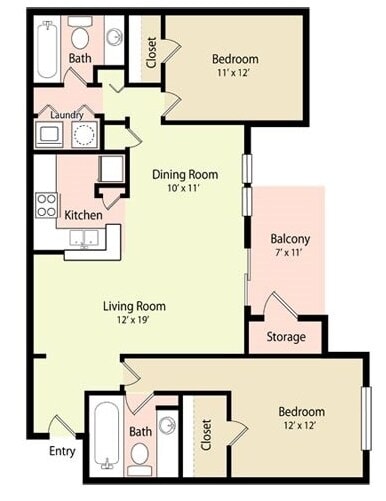 The Brittany floor plan