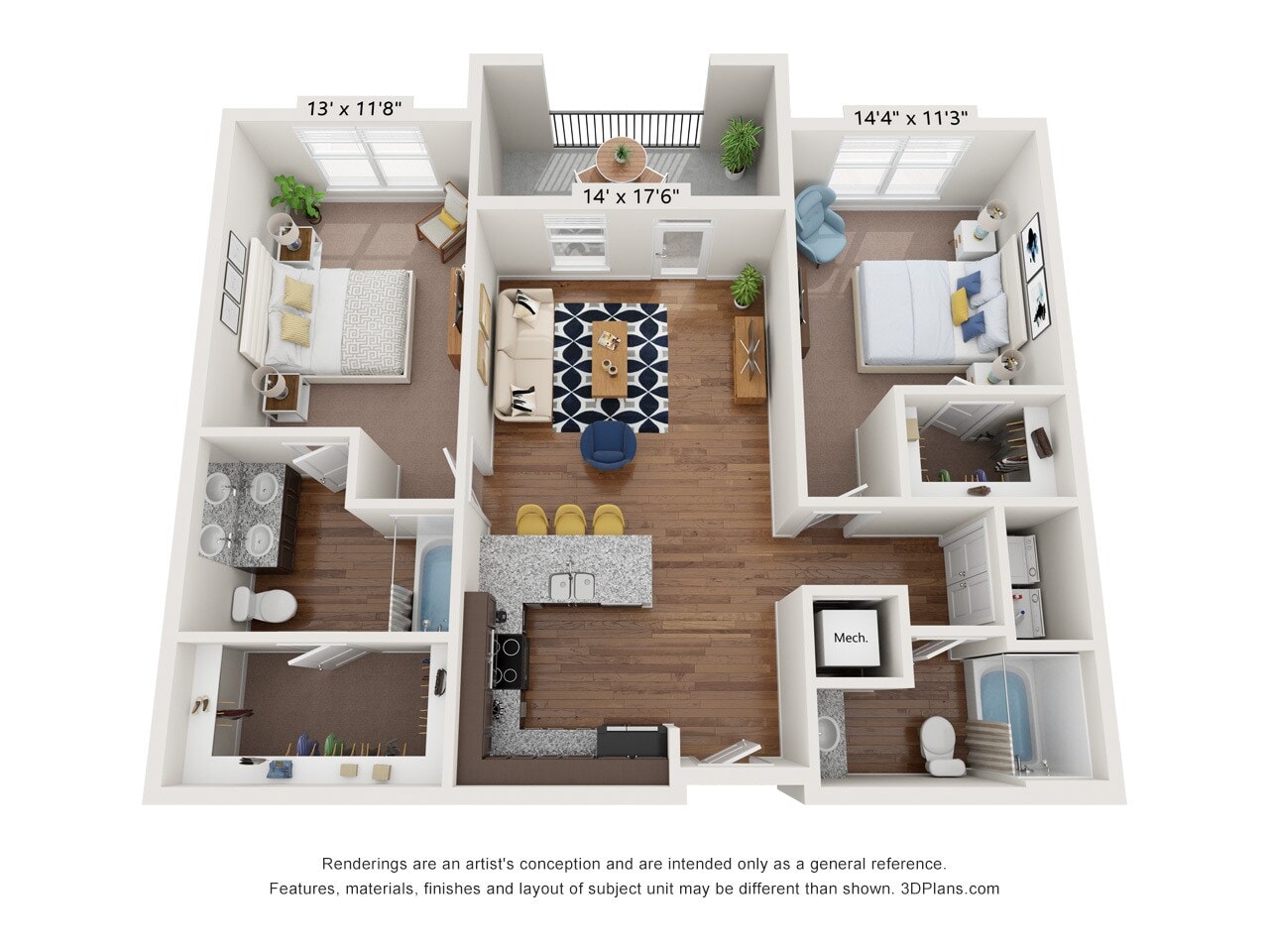 B3 floor plan