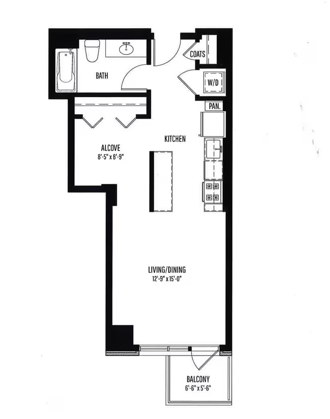 Convertible floor plan