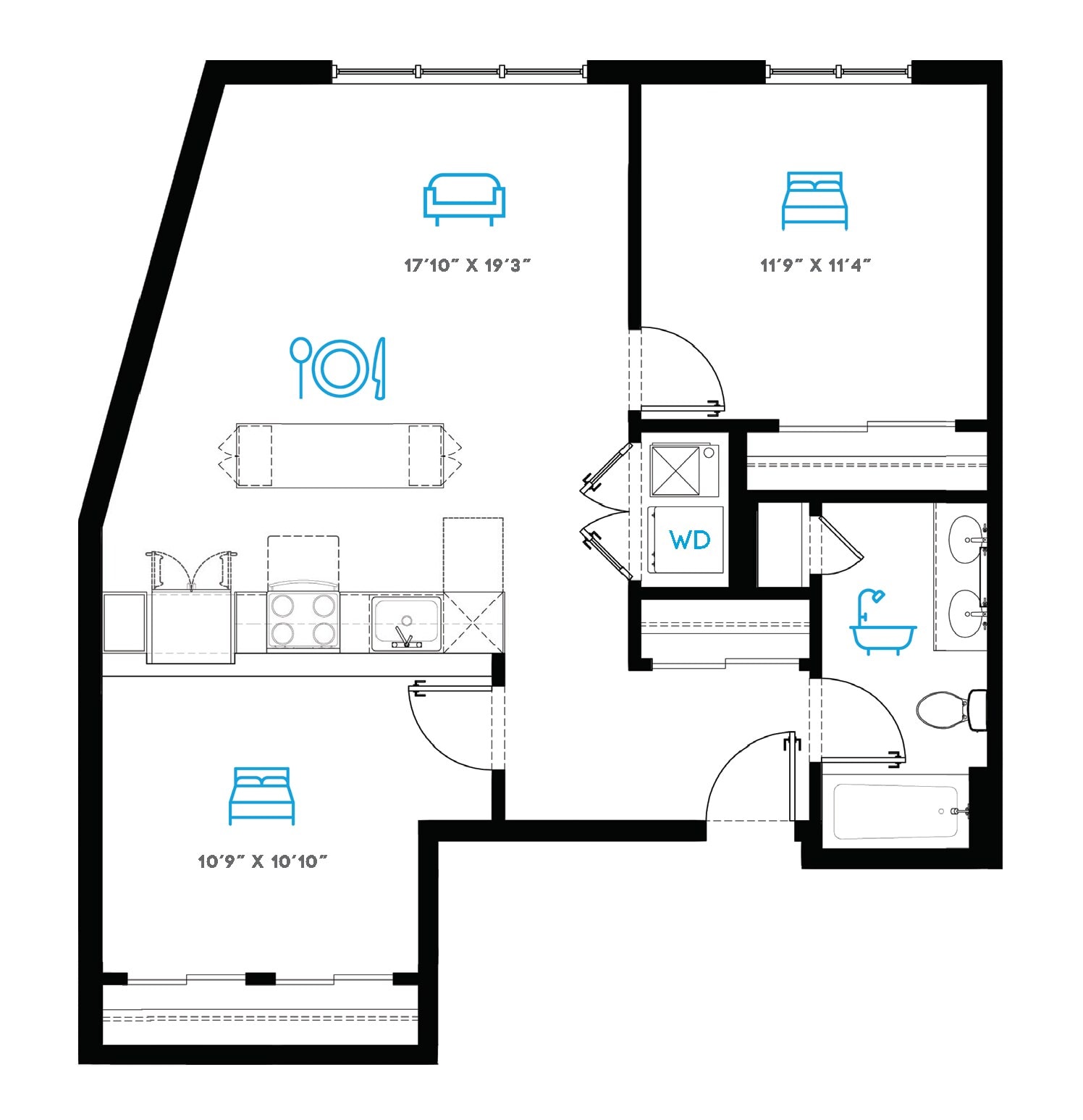 2.1A floor plan