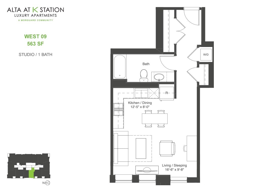 West 09 & 10 floor plan