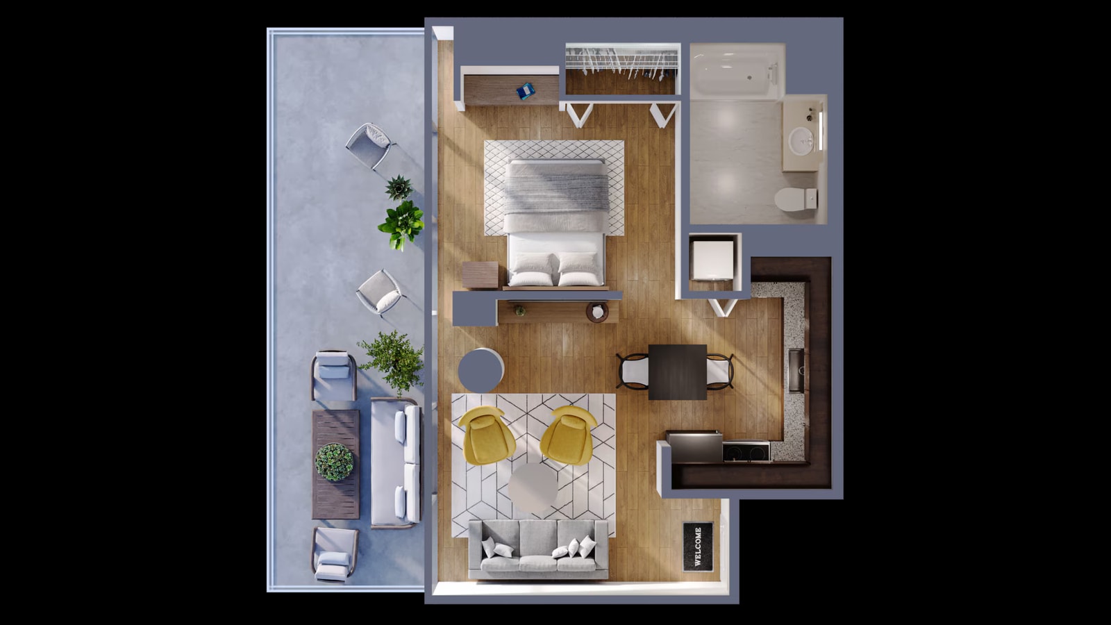F floor plan