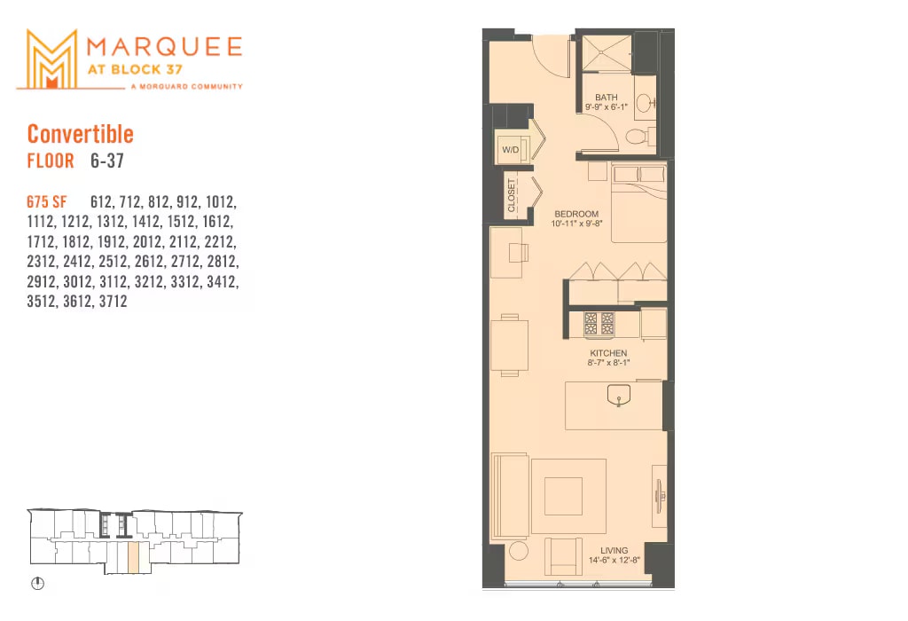 Convertible x 12 floor plan