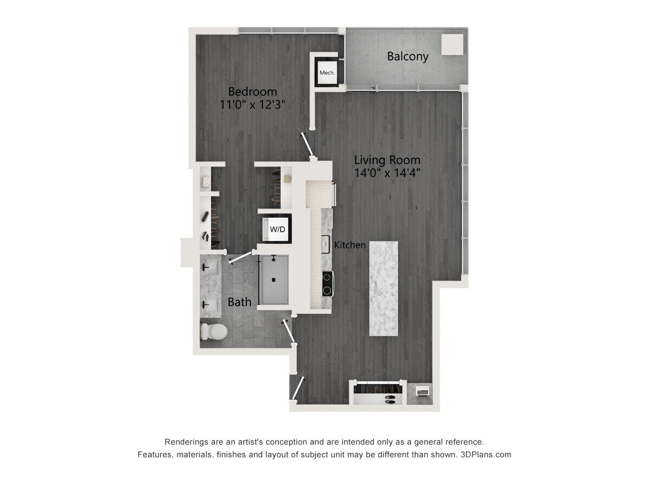 A1 floor plan