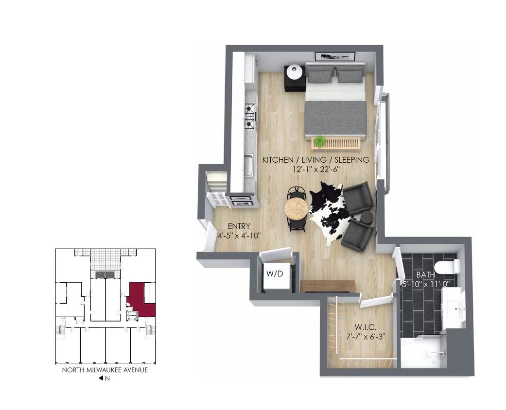 Studio floor plan