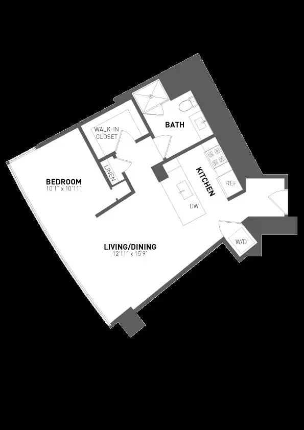 Studio-Convertible-S4 floor plan