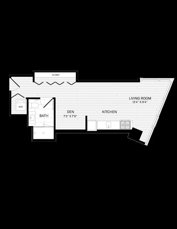 Studio-1A-2 floor plan