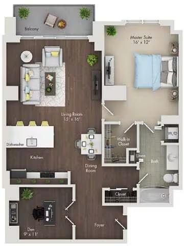 A2 floor plan