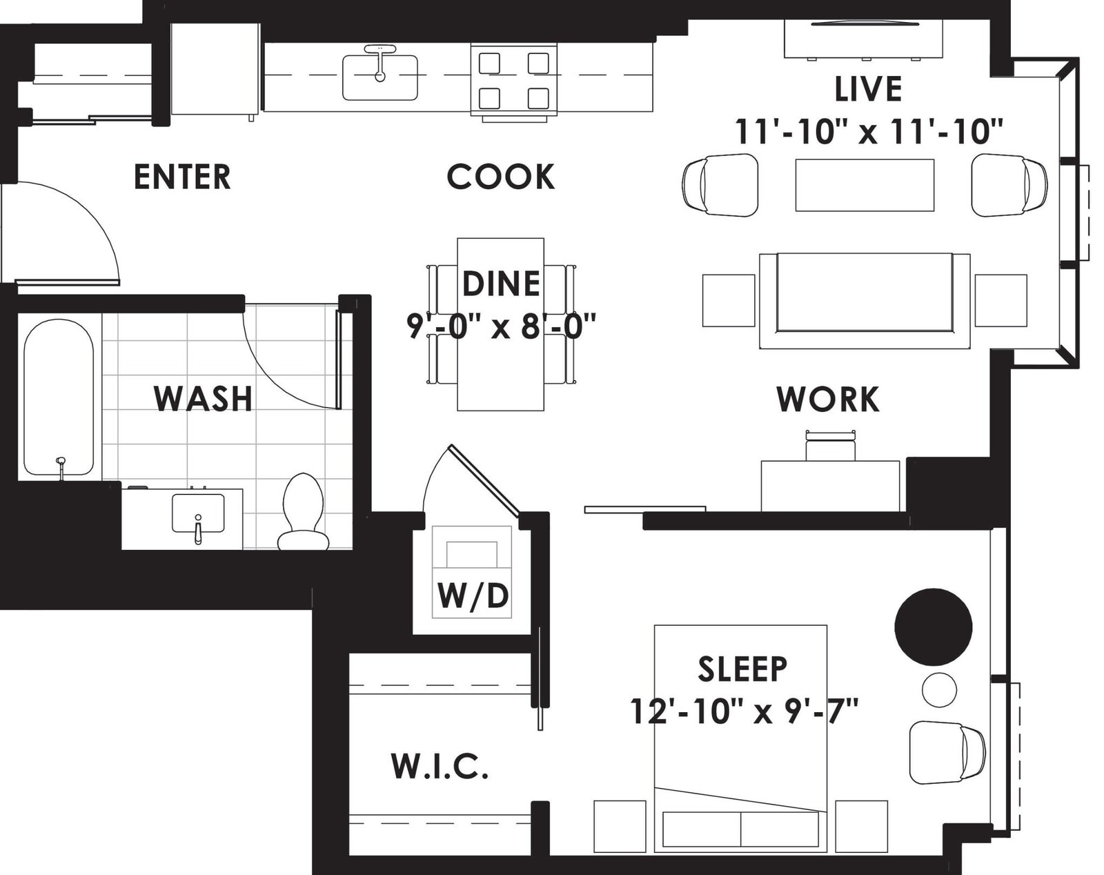 1A floor plan