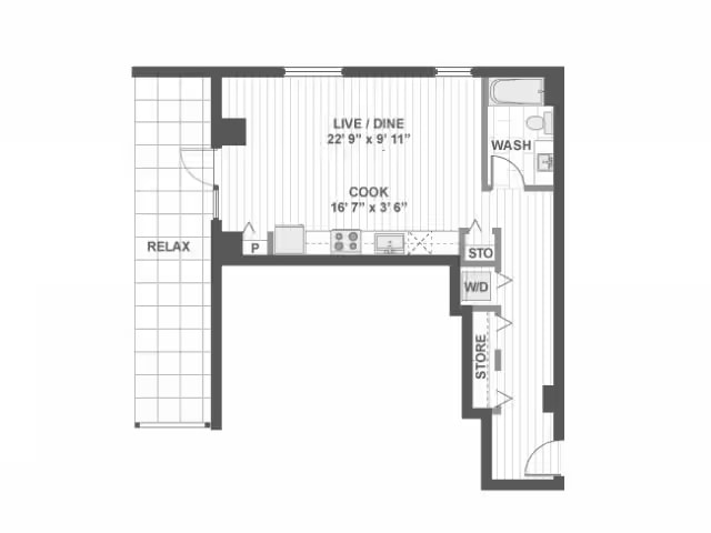 E200 floor plan
