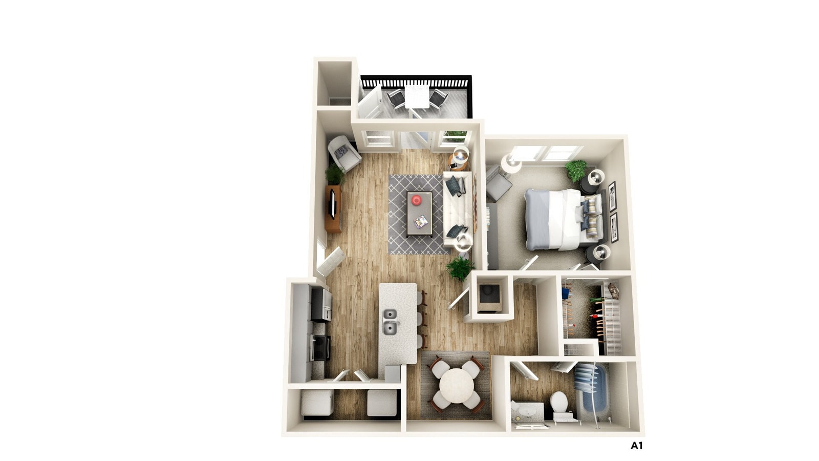 A1 floor plan