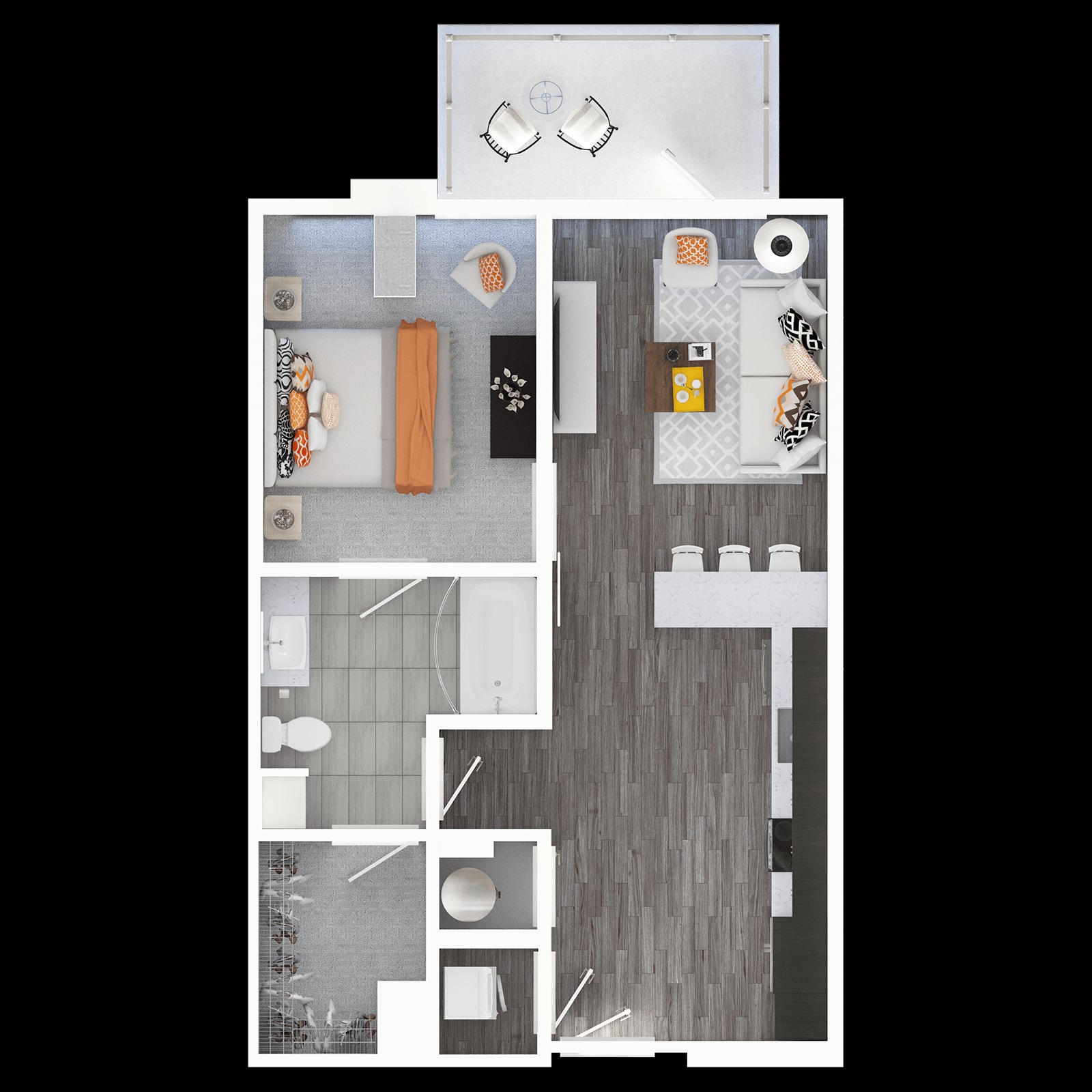 A2 floor plan