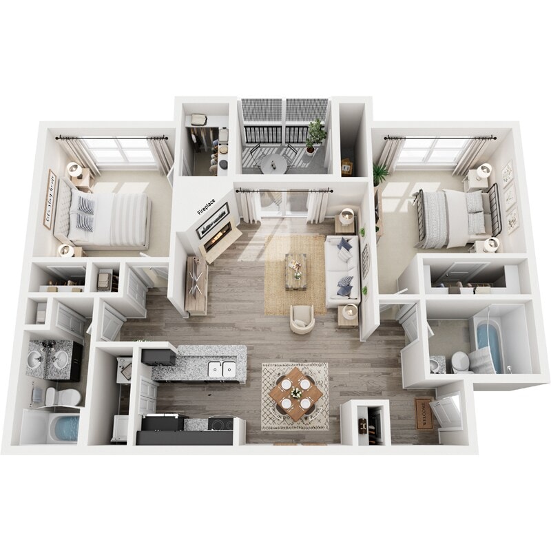 Hickory floor plan