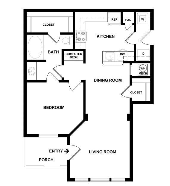 A2 floor plan