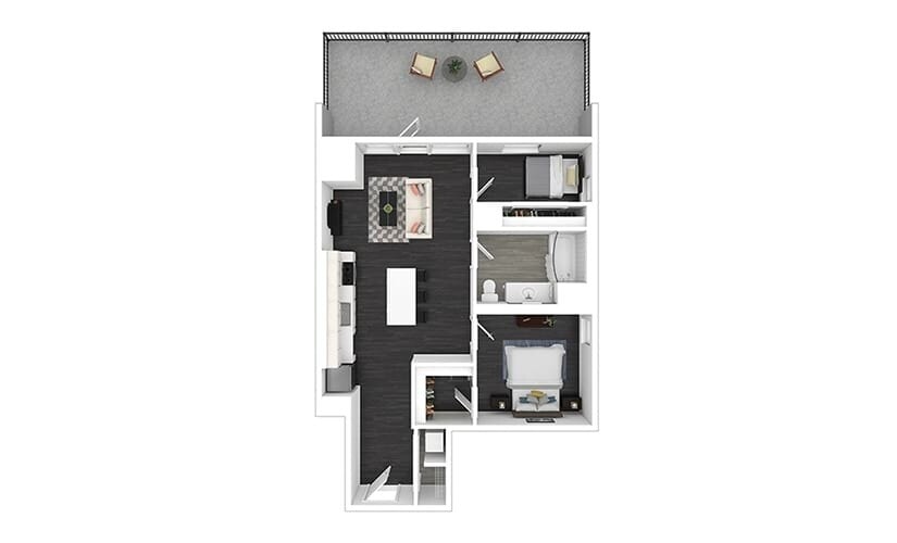 A8 - APT 709 floor plan