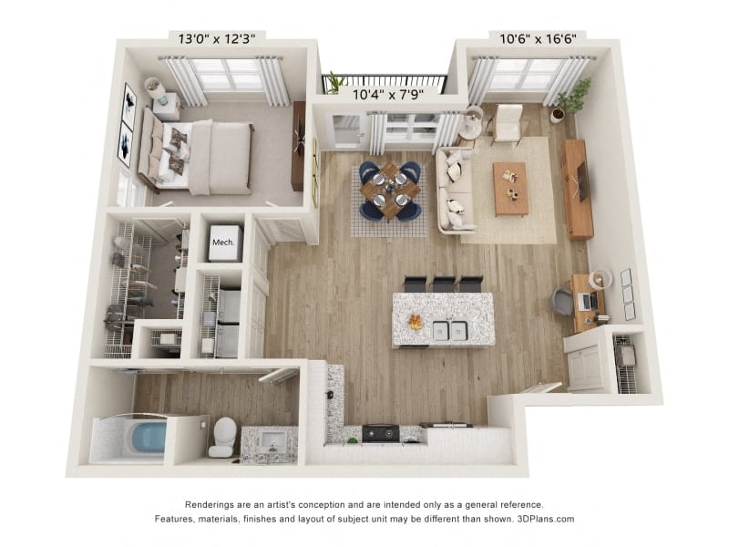 The Strait floor plan